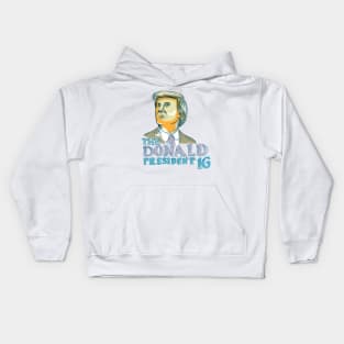 Trump President 2016 Drawing Kids Hoodie